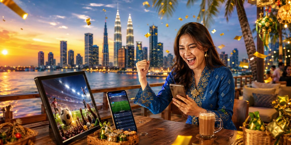 Pengguna berbaju kurung di Kuala Lumpur melayari platform kasino mudah alih sus304